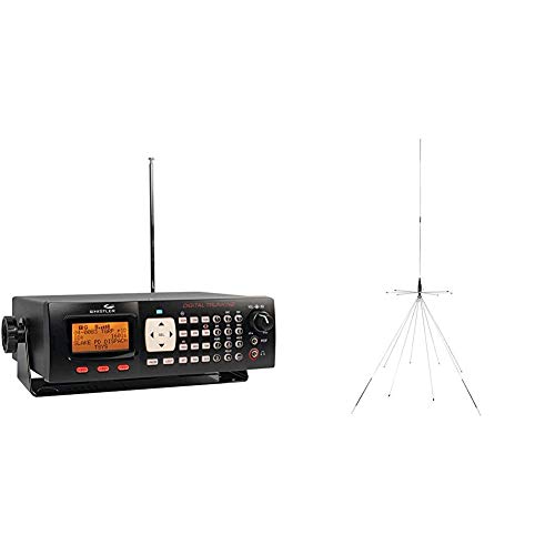 Whistler WS1065 Desktop Digital Scanner Bundle with Tram 1411 Broad Band Discone/Scanner Base