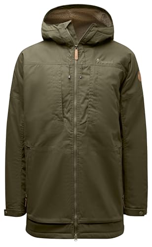 Pinewood Herren Finnveden Winter Jacke - Warmer und wetterfester Parka Herren mit Teddyfleece-Futter, verstellbarer Kapuze und praktischen Taschen - stilvoll & funktional