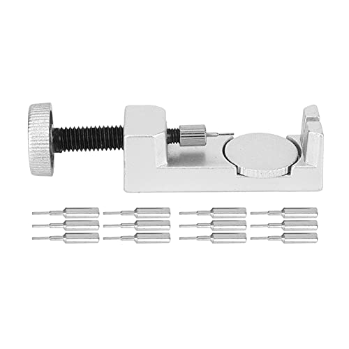 Eighosee Kit de extracción de eslabones de reloj, herramienta de extracción de correa de reloj, herramienta de tamaño de reloj, herramienta de extracción de de reloj con 12 extra, Color
