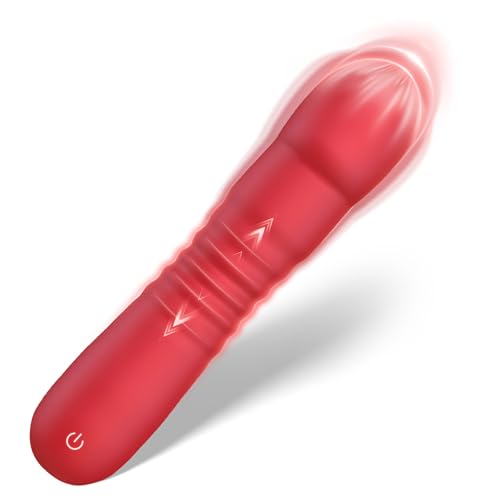Handheld Vibrating Massager -Relaxes Muscles 10 Modes Viboatoars Toy Couples Clitioral Sucker High Frequency for Body Back Foot Silent Personal Sports Massage Adult Tools Relaxation Portable 01 (red)