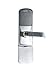 Schlage Electronics AD-300 Series Networked Hardwired Electronic Exit Trim Assembly for Use with Rim/CVC/CVR Exit Device, Accepts Best SFIC Core, Multi-Technology Reader, Rhodes Lever, Satin Chrome Finish, For Classroom or Storeroom Use