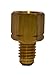 Trico FA-1025 Brass Central Lubrication Straight Adapter, 1/8" NPT Female x M8 x 1.25 Male