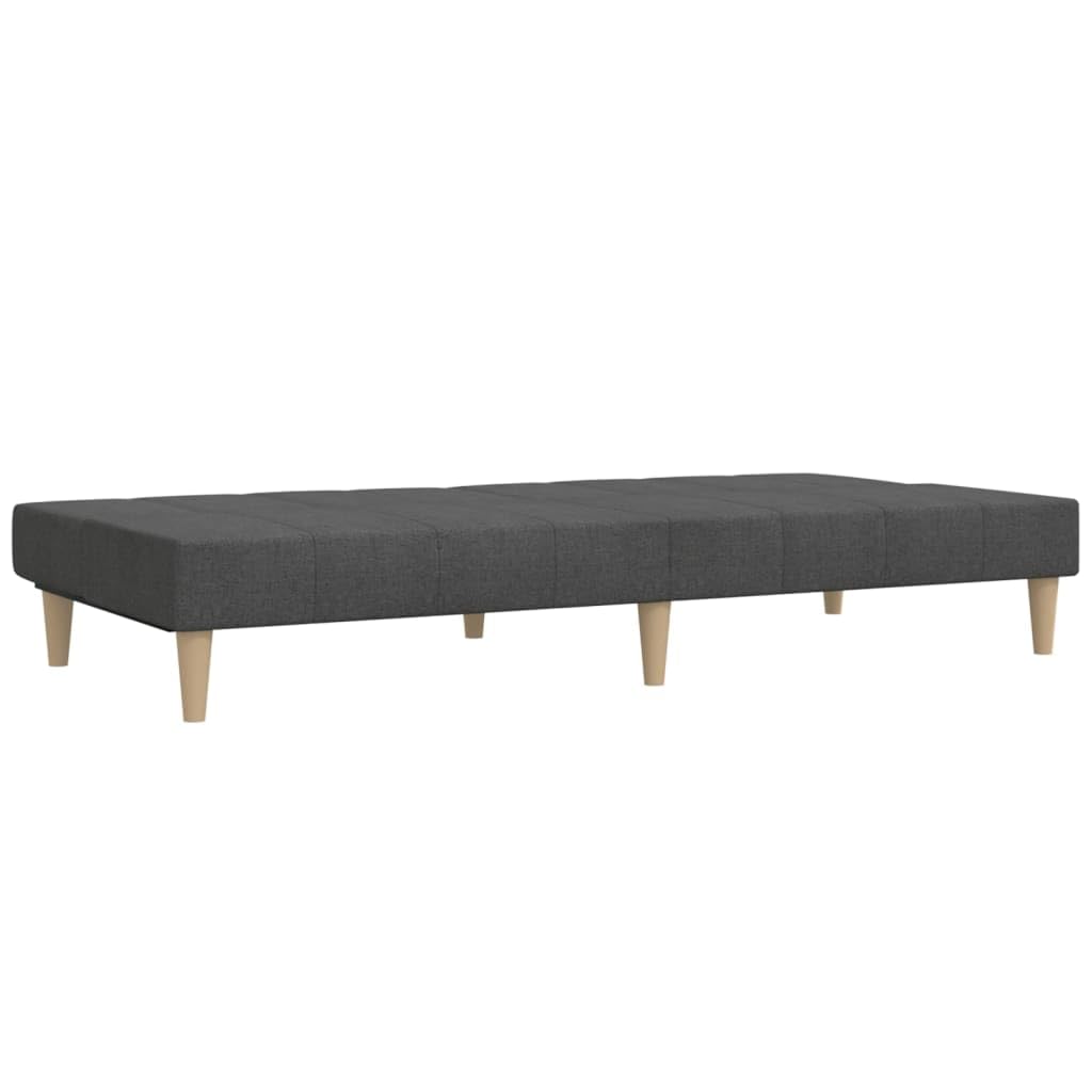 Divano Letto a 2 Posti Grigio Scuro in Tessuto,Divano da Soggiorno,Divano di Design Moderno,Divano Letto 2 Posti Economico-375866