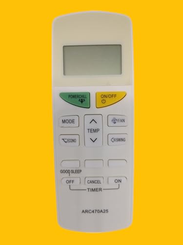 Image of AMAZOR All Ac Remote Control Compatible For Daikin Air Conditioner Remote (Arc470A25),White