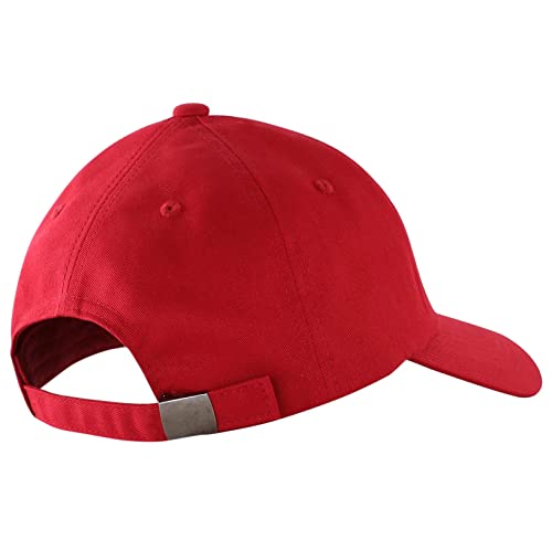 Connectyle Girls Adjustable Washed Cotton Baseball Cap Kids Upf 50+ Sun Protection Sports Hat Red M #TOP2