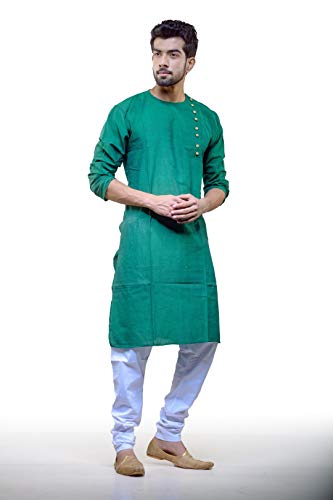 Image of Dheu Handwoven Pure Cotton Kurta Bengali Punjabi
