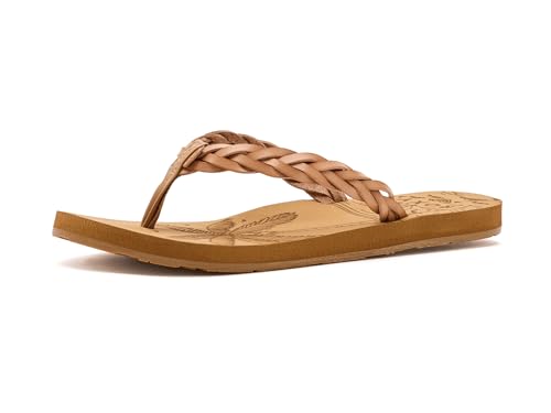 Image of Roxy Women's Feel Breezie Braided Flip Flop Sandal