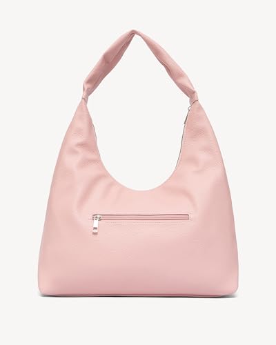 Image of NEWBELLA Women's Hobo Shoulder Bag, Vegan Leather Wide Strap Hobo Purse, Lightweight Commute Tote Bag for Daily Work
