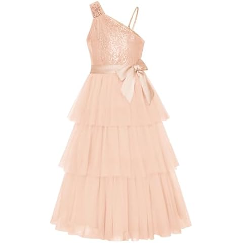 GRACE KARIN One-Shoulder Sequin Maxi Dress Cover