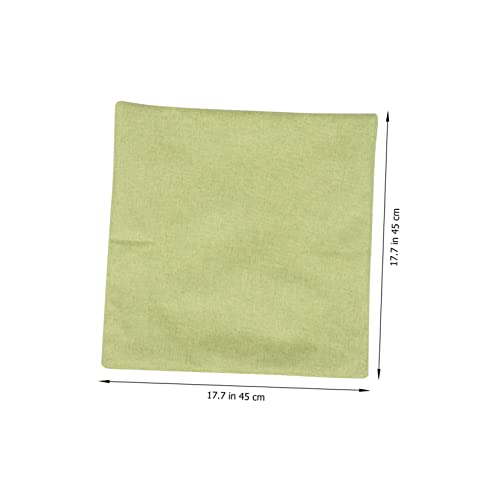 Taie d'oreiller imperméable vert extérieur pour canapé de jardin et café - 6