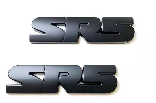 Image of 2pcs Overlay SR5 Fit for 2016-2023 Badge Embelm Nameplate Sticker (Matte Black)