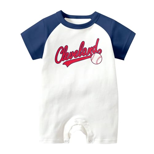 Image of KREDE Baby Clothes Unisex Bodysuit White Custom Name Number for Baby Boys