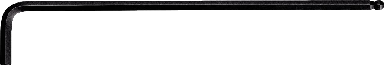 KS Tools 151.3014 Llave Allen con cabeza de bola, extralarga, fosfatado, 14mm