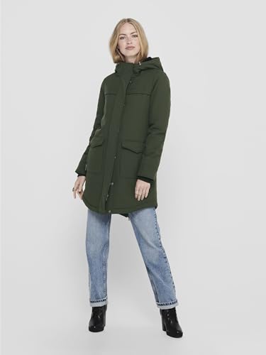 ONLY Damen ONLMAASTRICHT Parka Jacket OTW NOOS Jacke, Peat, M