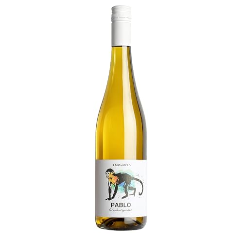 FairGrapes Grauburgunder »Pablo« Weißwein Trocken | 90 Punkte Falstaff | Best Buy | Aprikose & Birne | Vegan | Geschenkidee (1 x 0.75 l)