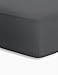 Produktbild schlafgut Jersey-Elasthan Boxspring Spannbetttuch, Baumwoll-Mischgewebe, Titan, 220 x 150 cm