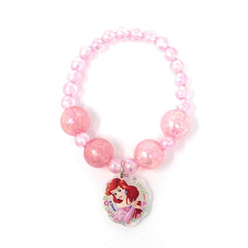 Bracelet Ariel Disney en perles transparentes réglable pour enfant taille unique