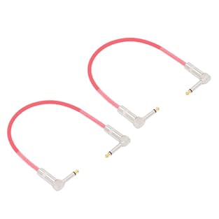 [WIDE APPLICATIONS] Suitable for pedal, mixer, amplifier, microphone, electric guitar, and more [PURE COPPER CORE] Ensures good conductivity and durability for a pure sound experience [STABLE TRANSMISSION] Transmit high purity audio signals with mini...