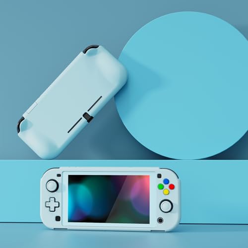 PlayVital ZealProtect Protective Case for Nintendo Switch Lite, Ergomomic Grip Hard Cover - Durable