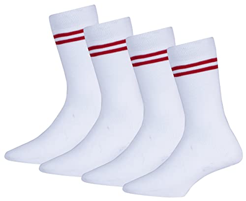 RC. ROYAL CLASS Boys & Girls White Colour With Red Strips Organic...