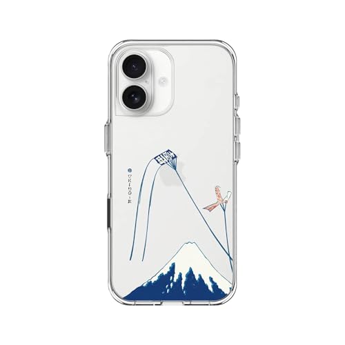 Coque anti-choc iPhone 17 RhinoShield transparente rigide anti-jaunissement Mount Fuji