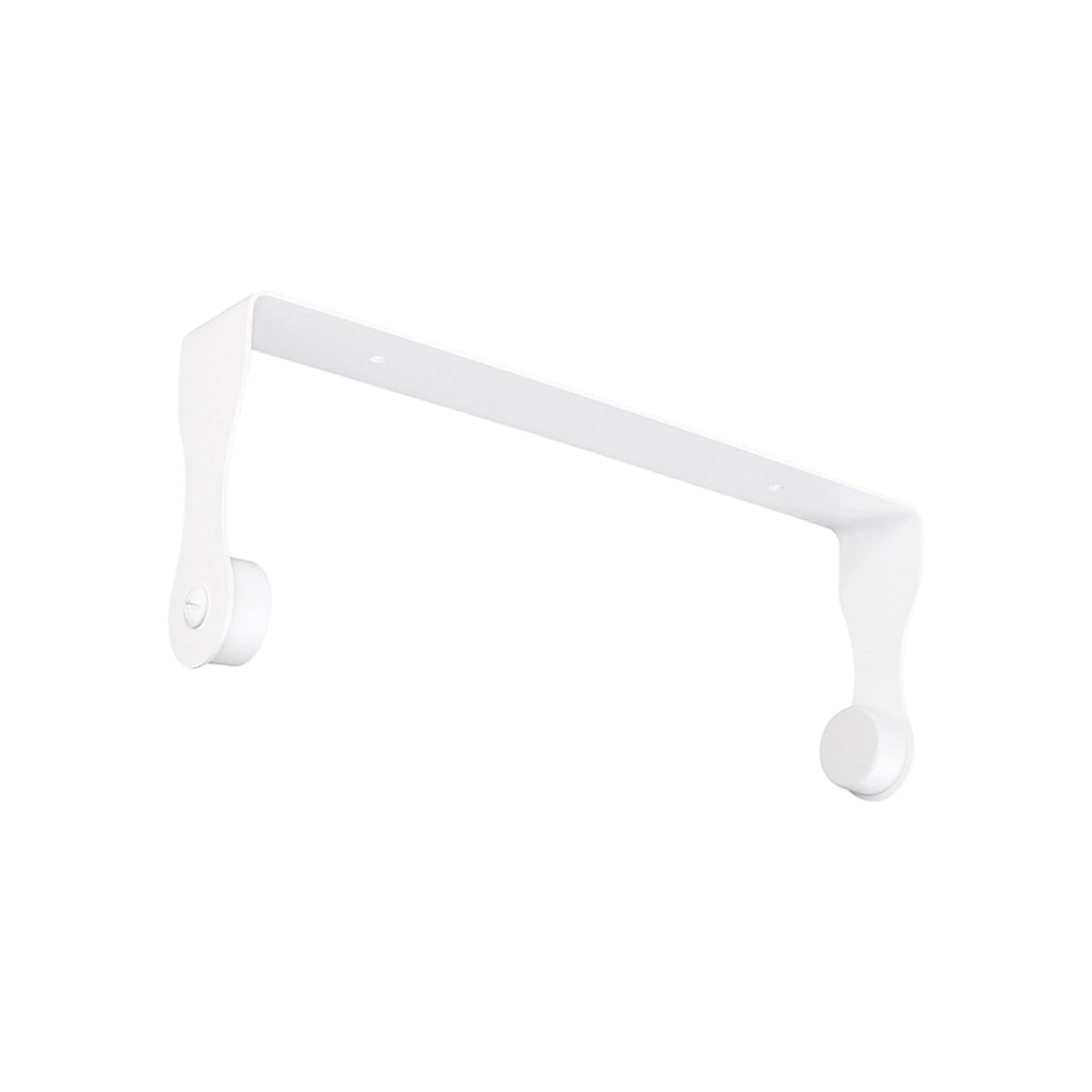 Jiingekk White Strong Adhesive Backing Paper Towel Holder Wall Mounted Steel Waterproof Tissue Rack Suitable For Bathroom Kitchen Use Waterproof Wall Mount Tissue Rack