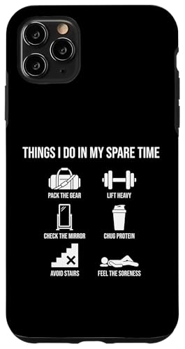 Things I Do In My Spare Time �{�f�B�[�r���W�����D�� �X�}�z�P�[�X iPhone 11 Pro Max �p