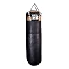 Cleto Reyes Extra Heavy Punching Bag for Adults Boxing Training Equipment, MMA, Kickboxing, Muay Thai, Leather, Black