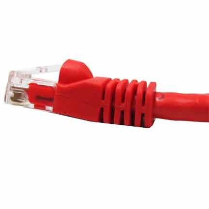 SF Cable 3ft Cat 6A Unshielded (UTP) Ethernet Network Cable, 500MHz, 24AWG - Red