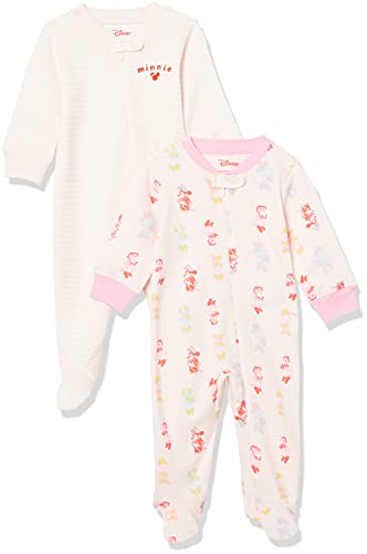 Image of Amazon Essentials Disney | Marvel | Star Wars Unisex Babies' Cotton Footed Sleep and Play - Discontinued Colors, Multipacks