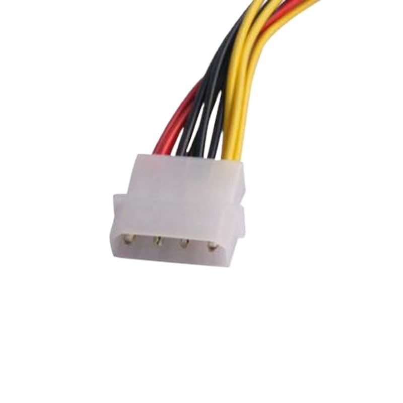 Cable divisor de alimentación HDD SATA 4Pin macho a 3 puertos hembra miniatura 2