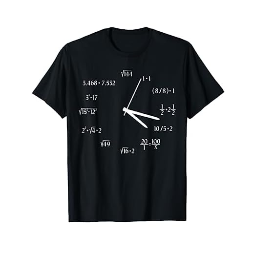 Nerd Reloj De Tiempo Matemáticas Matemático Fórmula Escuela Camiseta