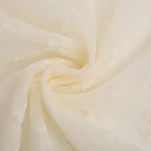 Tissu en tulle beige à nœuds pour décoration de fête et table de mariage