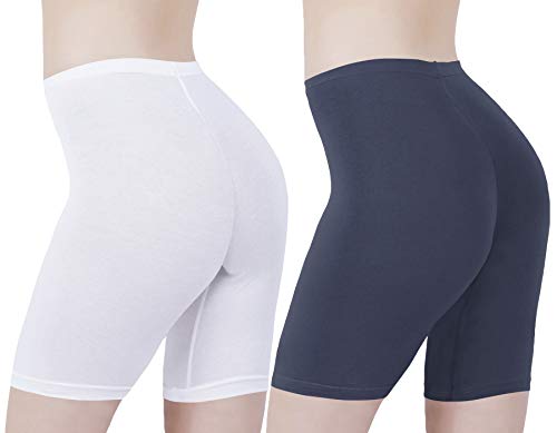 Image of Buy That Trendz Cotton Lycra Tight Fit Stretchable Cycling Shorts Womens | Shorties for Active wear /Exercise /Workout /Yoga /Gym /Cycle /Running Red Grey Combo Pack of 2