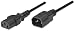 Produktbild Manhattan 0Z30239 301152 BULK Strom Verlaengerungskabel [1x Stecker C14-1x Kaltgeraete-Buchse C13] 1.80m S