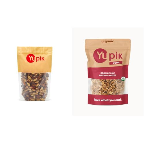 Yupik Raw Brazil Nuts & Organic Raw California Walnuts Bundle, 2.2 lb (35.2 oz) Each, Gluten-Free, Kosher, Shelled, Unsalted, Unroasted, Healthy Snacks image 2