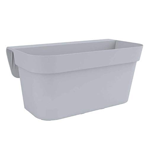 NICOLI Balconiera Cassetta ARKE' Balcony 38X23 H18 Grigio