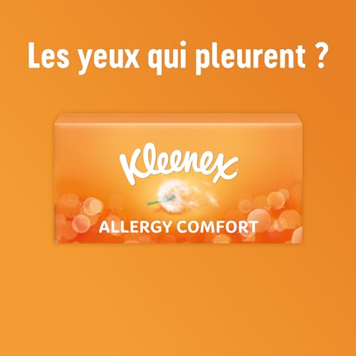 Mouchoirs Kleenex Allergy Comfort en pack éco de 10x8 étuis compacts