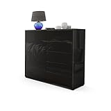 Fronten in Schwarz Hochglanz aus MDF