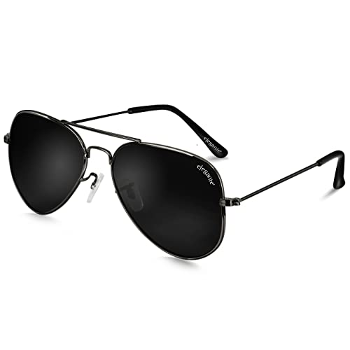 ELEGANTE Classic HD Polarized Aviator Sunglasses for Men & Women,...