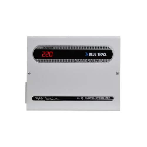 Image of BLUETRAX 3000VA Step Down Voltage Converter | 220V to 110V | Copper Core | Compact & Lightweight | Safe & Efficient for US Appliances | Home & Office Use | ISI Certified | White