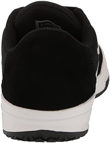 Lakai Men's Brighton Kids Skate Shoe, Black/White Suede, 12 | Image 2