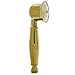 Produktbild Nostalgie Retro Handbrause Brause Brausekopf Duschkopf  aus Messing mit gold Oberfläche vergoldet
