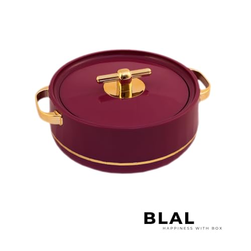 Image of Deluxe Decor Inner Stainless Steel Insulated Casserole Thermoware Casserole (Purple)