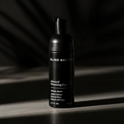 Blind Barber Advanced Volumizing Foam, Water-Based Mousse for Fine Hair, 5 fl oz