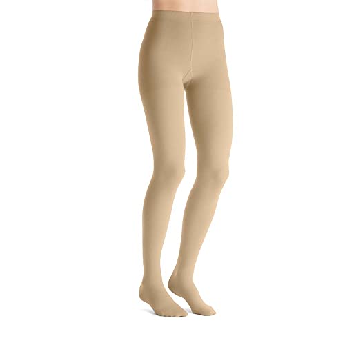 Image of JOBST Opaque Compression Stockings, 15-20 mmHg, Waist High, Closed Toe