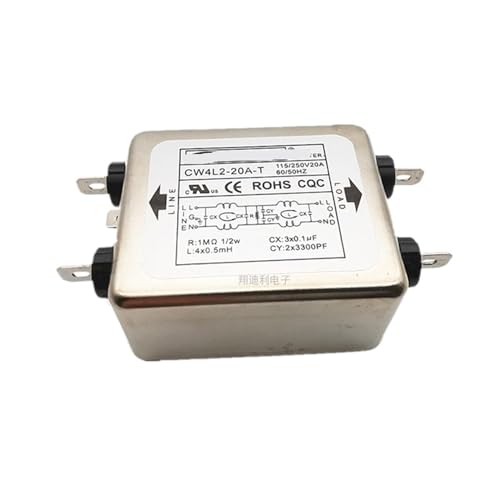 Filtre d'alimentation monophasé double étage 220V CW4L2