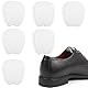 COMNICO 6 Paar Zungenpolster für Schuhe Filz Weiche Selbstklebende Schuheinlagen Kissen Zuschneidbar Unisex Rutschfestes Zungenkissen Lockere Schuhe (Weiß)