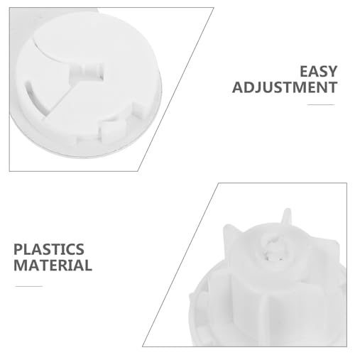 Accesorios para cortinas enrollables Healeved de plástico blanco con ajuste de precisión 4