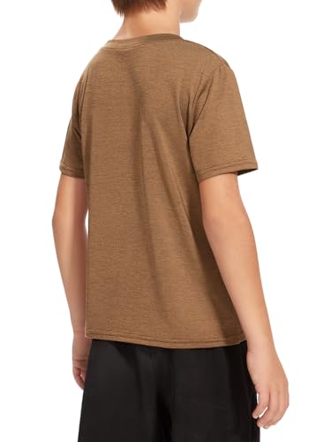 Cosy Pyro 5 Pack Boys Athletic Shirts Short Sleeve Tees Youth Dry-Fit Wicking Active Performance Tshirts for Kids4